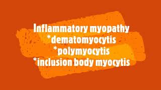 Inflammatory myopathy dermatomyositis polymyositis inclusion body myositis [upl. by Wappes]