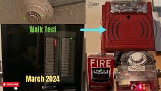 Fire Alarm System March 2024 Walk Test [upl. by Unam]