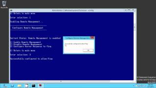 Windows Server 2012 Command Line Configuration [upl. by Ainav]