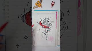 Diy tutorial drawing page ideas 😍🎁  shorts beautymyart coloringdrawings [upl. by Redla]