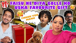 MrFaisu Ne Diya Golle Ko Uska Favourite Gift 🎁💝🤗  Bharti Singh  Haarsh Limbachiyaa  Golla [upl. by Ivory28]