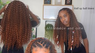 15 EASY 1 PACK CROCHET ROD SET STYLE  How To  Protective hairstyles for natural hair [upl. by Abagail]