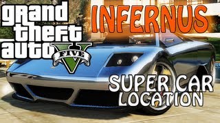 GTA V Super Car Location  Pagassi Infernus [upl. by Ennis]