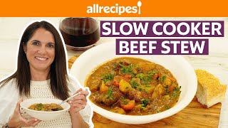 How to Make Slow Cooker Beef Stew  Get Cookin  Allrecipes [upl. by Zanas961]