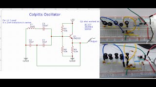 Colpitts Oscillator circuit [upl. by Hada]