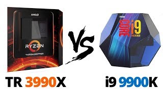 Threadripper 3990X vs i9 9900K  i9 9900K vs Threadripper 3990X  ALL Benchmarks [upl. by Brozak]