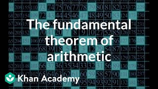 The fundamental theorem of arithmetic  Computer Science  Khan Academy [upl. by Teirrah]