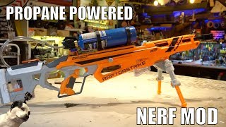 Propane Powered Nerf Blaster [upl. by Eydie]