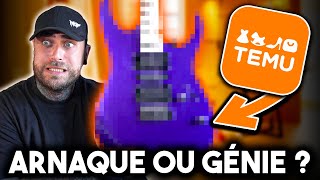 JAI ACHETÉ UNE GUITARE SUR TEMU ET JEN PLEURE le prix est absurde [upl. by Enylcaj]