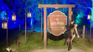 Harry Potter A Forbidden Forest Experience Melbourne Victoria Walk Wand Magic Slytherin Bush POV 4K [upl. by Eveineg]