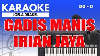 Karaoke  Anggrek Hitam  Loela Drakel  Nada Pria [upl. by Eidnew]