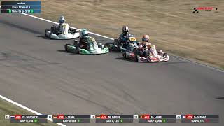 Rotax Euro Trophy Genk 2020 Junior Heat 3 [upl. by Artema]