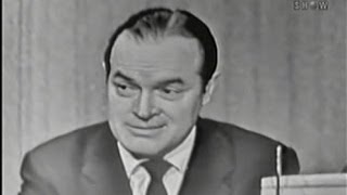 Whats My Line  Clifton Fadiman host Bob Hope Cesar Romero panel Apr 13 1958 [upl. by Lonna923]