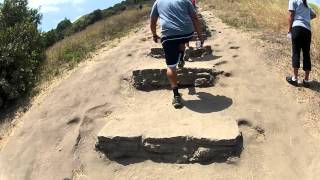 quotStairway to Heavenquot Baldwin Hills Scenic Overlook Culver City CA Action footage [upl. by Netty]