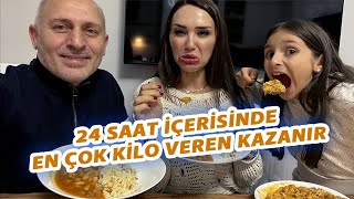 24 SAAT DİYETTEYİZ  EN ÇOK KİLO VEREN KAZANIR  BÜYÜK ÖDÜLLÜ [upl. by Nasho]