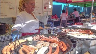 German Bratwurst More Sausages and Hamburgers London Street Food [upl. by Arahset820]