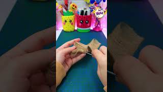 بتابعونى منين ؟😍 اختراع shorts diy recycling craft art ideas fyp [upl. by Kacerek965]