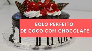 Bolo PERFEITO de chocolate com coco  Bolo no Pote Lucrativo [upl. by Langille]