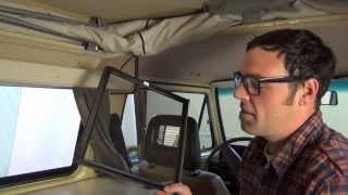 GoWesty  Sliding Window Screen LHRH Vanagon Westfalia [upl. by Oiratno694]