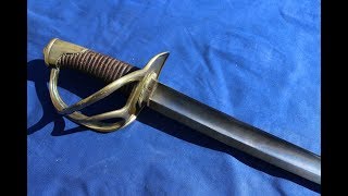 The French model 1822 light cavalry sabre  an overview [upl. by Fadas]