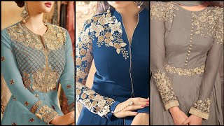 Latest Beautiful And Outstanding Thread Work Embroidery Neck And Dress Design Ideas 2019 [upl. by Nivert]