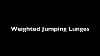 Weighted Jumping Lunges [upl. by Ecyar]