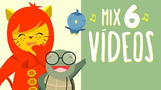 DIBUJOS PARA BEBÉS  Mix de 6 videos para bebés de meses y niños en español [upl. by Nerraj315]