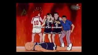 Slam Dunk anime  Sakuragi Hanamichi KillerKO Dunk eng sub [upl. by Tommie290]