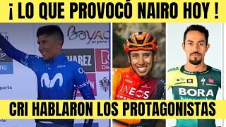 Nairo Quintana COMO FUE SU REGRESO A COMPETENCIAS  HABLAN LOS PROTAGONISTAS DE LA CRI [upl. by Standley924]