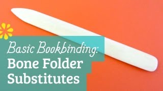 Bookbinding Bone Folder Substitutes  Sea Lemon [upl. by Pelag775]