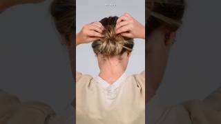 EASIEST LOW MESSY BUN [upl. by Rochus]