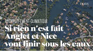 Réchauffement climatique  la modélisation de la montée du niveau des mers qui inquiète [upl. by Lenahc]