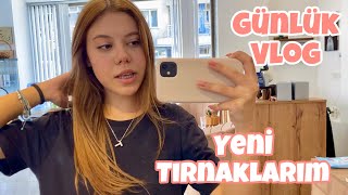 Benimle Bir Günlük Vlog Protez Tırnak Yaptırdım Tuana Zeybek [upl. by Rexferd]