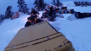 Morning Routine Winter Exploration Camp  Cree Lake SK [upl. by Alic]