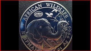 Somalia Elephant 2018 design ANA Denver Privy Mark 2017 [upl. by Mann]