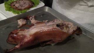 How to Slice a Peking Duck [upl. by Atekin]