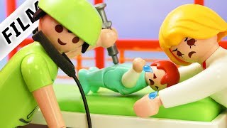 Playmobil Film deutsch  EMMAS ANGST VOR SPRITZEN  Panik vor Kinderarzt  Kinderfilm Familie Vogel [upl. by Eednim673]