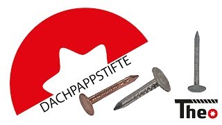 Dachpappstifte  Nägel für Dachpappe [upl. by Tabbitha396]