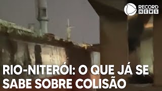 O que já se sabe sobre a colisão na ponte RioNiterói [upl. by Loella]