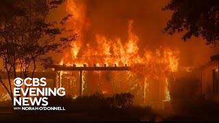 Northern California wildfire explodes in size arson suspect arrested [upl. by Tenaej]