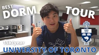 Tour of the BEST DORM ROOM at University of Toronto  UofT Dorm Tour [upl. by Oedama274]