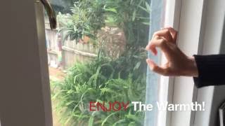 How to Install 3M Window Film Insulation Ecobobconz [upl. by Miles]