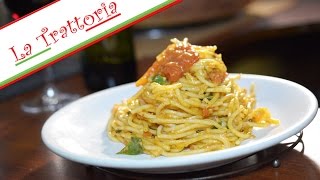 SPAGHETTI AL GRANA PADANO CANTINA ITALIANA NO RIO  LA TRATTORIA [upl. by Laurena658]