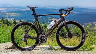 FIRST thoughts on this STORCK AERFAST SUPERBIKE  Cycling full gas up Feltberg in Frankfurt [upl. by Kcyred324]