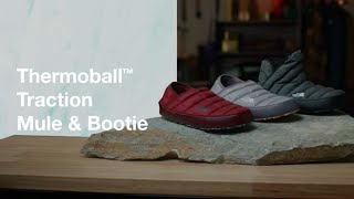 Thermoball Traction Mule amp Bootie  The North Face [upl. by Akkeber]