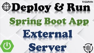 Deploy and Run Your Spring Boot Application On External ServerApache Tomcat External Server [upl. by Obala]