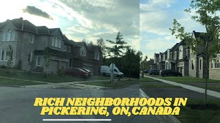 Rosebank  Rougemount  Highbush  Rouge Park neighborhoods in Pickering Ontario [upl. by Killam]