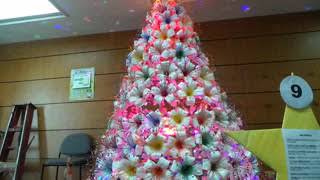 CHRISTMAS TREE MADE IN RECYCLED MATERIALS [upl. by Becht311]