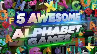 5 FunFilled Alphabet Games  ESL Alphabet Review GAMES  abcyacom [upl. by Vinson957]