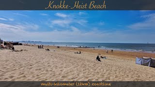 Belgiums Famous Seaside  KnokkeHeist Beach [upl. by Scheld]